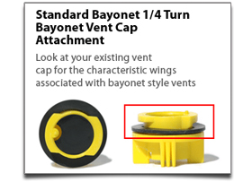 Bayonet Vent Cap